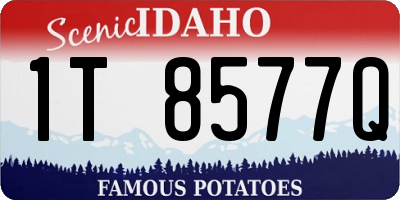 ID license plate 1T8577Q