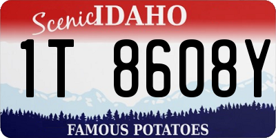 ID license plate 1T8608Y