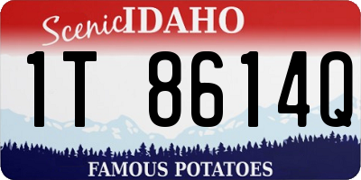 ID license plate 1T8614Q