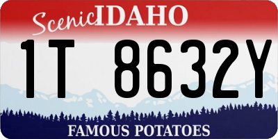 ID license plate 1T8632Y