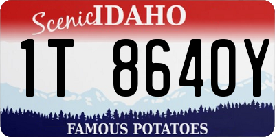 ID license plate 1T8640Y