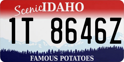 ID license plate 1T8646Z