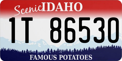 ID license plate 1T8653O