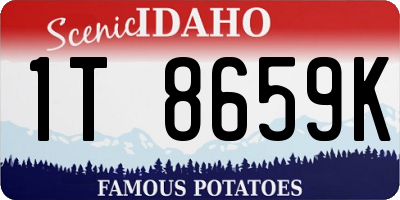 ID license plate 1T8659K