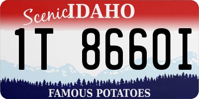 ID license plate 1T8660I
