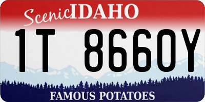 ID license plate 1T8660Y