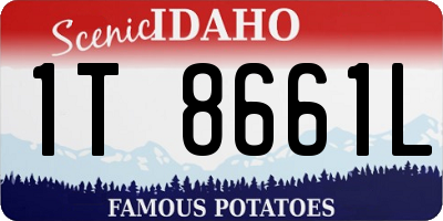 ID license plate 1T8661L