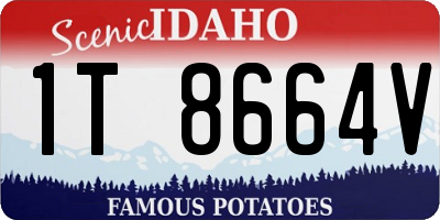 ID license plate 1T8664V