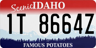 ID license plate 1T8664Z