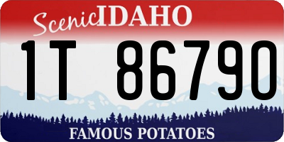 ID license plate 1T8679O