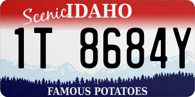 ID license plate 1T8684Y