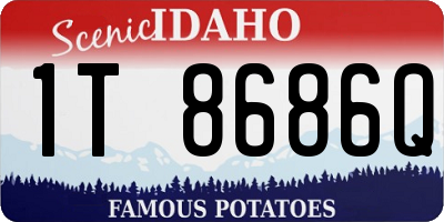 ID license plate 1T8686Q