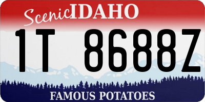 ID license plate 1T8688Z