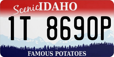 ID license plate 1T8690P