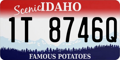 ID license plate 1T8746Q