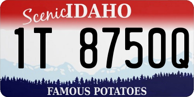 ID license plate 1T8750Q