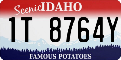 ID license plate 1T8764Y
