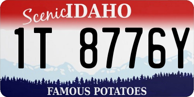 ID license plate 1T8776Y