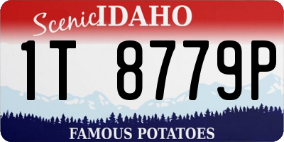 ID license plate 1T8779P
