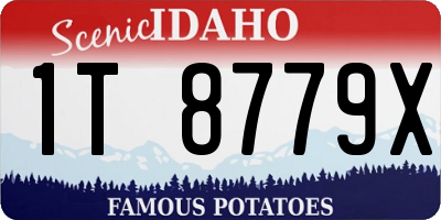 ID license plate 1T8779X