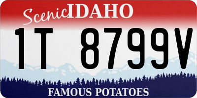 ID license plate 1T8799V