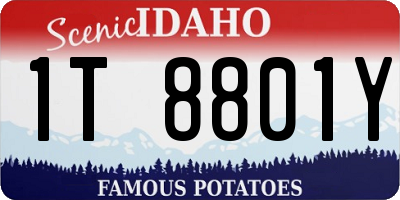 ID license plate 1T8801Y