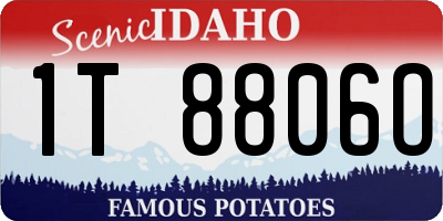 ID license plate 1T8806O