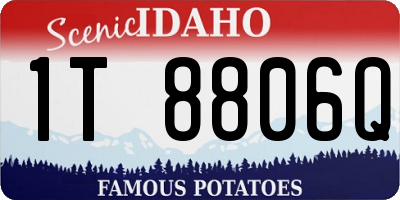 ID license plate 1T8806Q