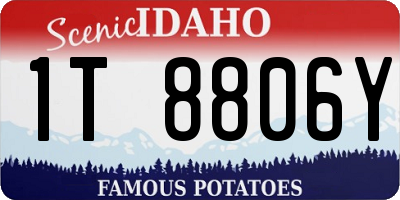 ID license plate 1T8806Y