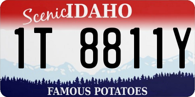 ID license plate 1T8811Y