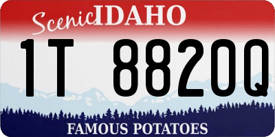 ID license plate 1T8820Q