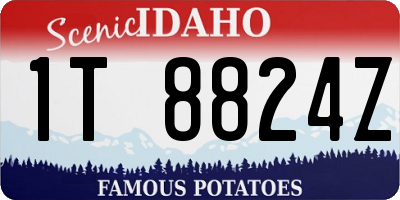 ID license plate 1T8824Z
