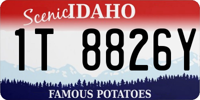 ID license plate 1T8826Y