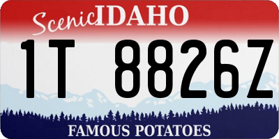 ID license plate 1T8826Z