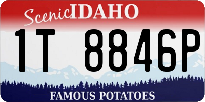 ID license plate 1T8846P