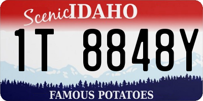 ID license plate 1T8848Y