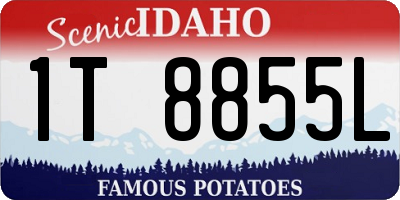 ID license plate 1T8855L