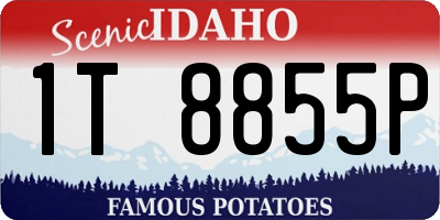 ID license plate 1T8855P