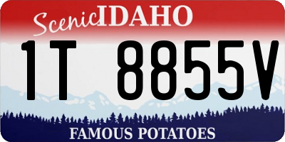 ID license plate 1T8855V