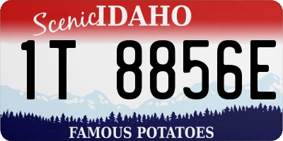 ID license plate 1T8856E