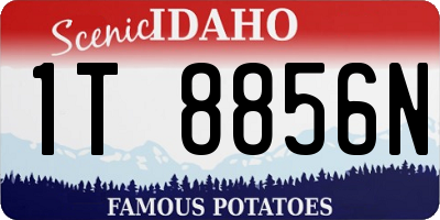 ID license plate 1T8856N