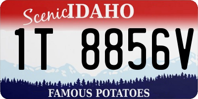 ID license plate 1T8856V