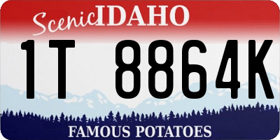 ID license plate 1T8864K