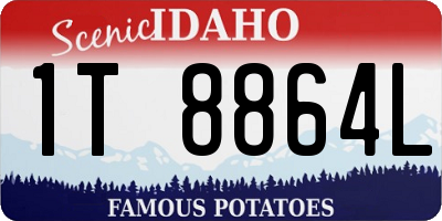 ID license plate 1T8864L