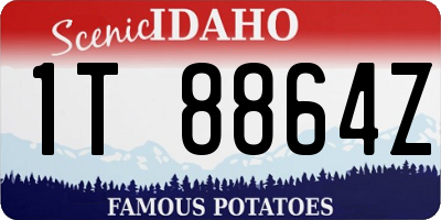 ID license plate 1T8864Z