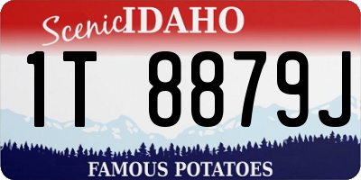 ID license plate 1T8879J