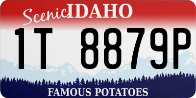 ID license plate 1T8879P