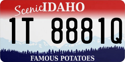 ID license plate 1T8881Q