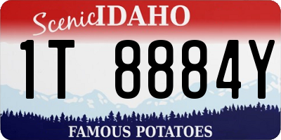 ID license plate 1T8884Y