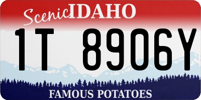 ID license plate 1T8906Y
